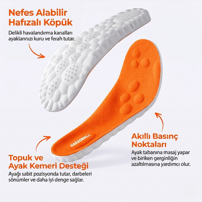 HARDONHILL Memory Foam Hafızalı Tabanlık