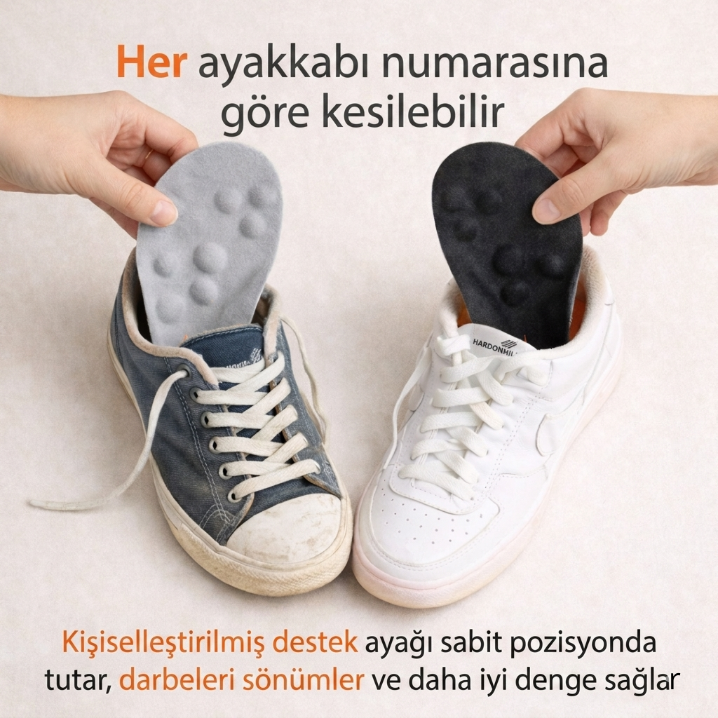 HARDONHILL Memory Foam Hafızalı Tabanlık